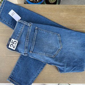 Gap Denim Jegging Mid Rise Size 25/0 Petite